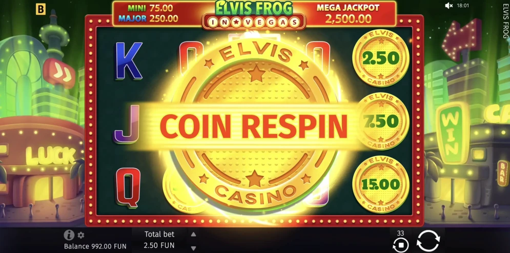 Elvis Frog in Vegas